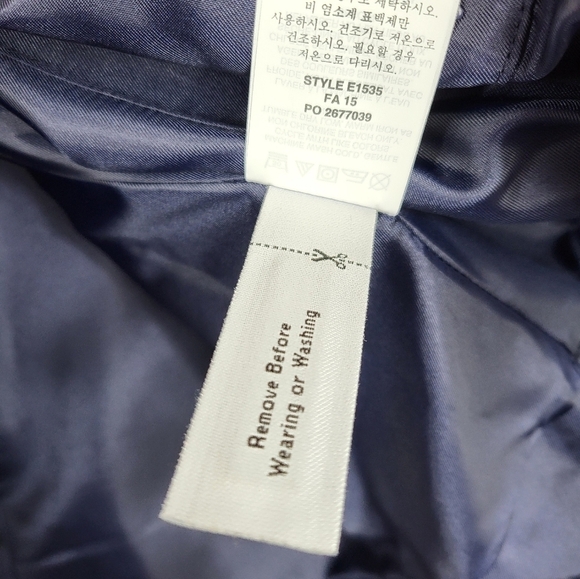 J. Crew Plush Fleece Excursion Vest E1535 in Dark Navy Blue Small (4-6) - Picture 13 of 15